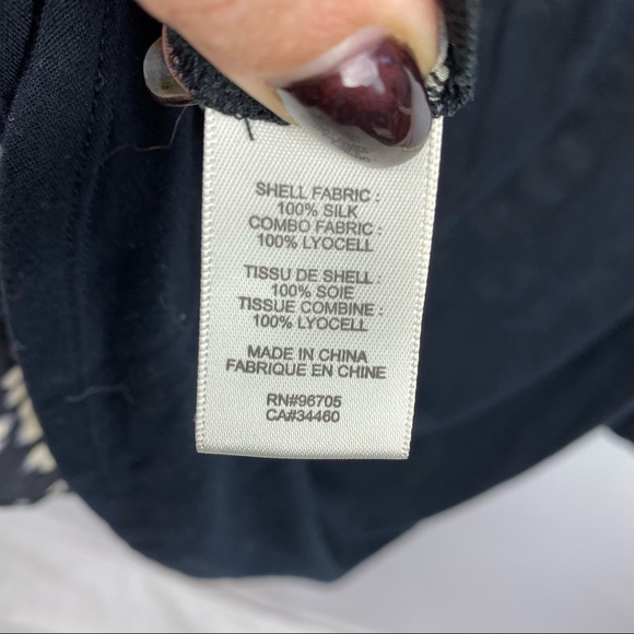 Rebecca Taylor silk floral blouse black - Picture 5 of 5